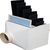 Cassonetto carbone per armadi acidi-basi 1 pz