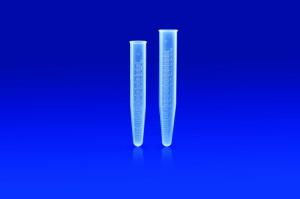 Provetta per centrifuga, conica, 15 ml, div. 0,2 ml, Ø 18 mm, h 118 mm, cf. 100 pz 1 cf