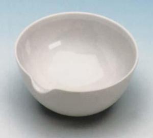 Capsula per evaporazione, forma media, Porcellana Cap. 115 ml Ø bordo 100 mm h 40 mm 1 pz.